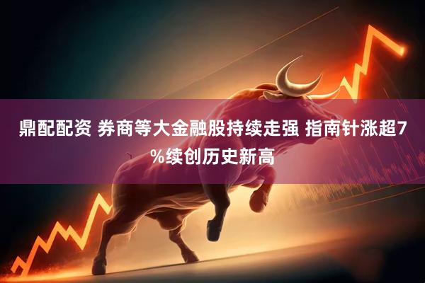 鼎配配资 券商等大金融股持续走强 指南针涨超7%续创历史新高