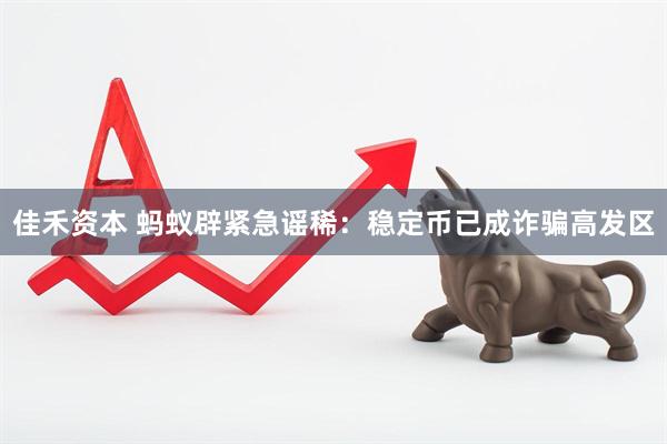 佳禾资本 蚂蚁辟紧急谣稀：稳定币已成诈骗高发区
